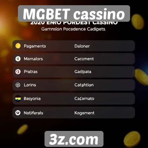 Métodos de pagamento aceitos no MGBET cassino